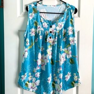 Women’s Blue Tank Top, Size XXL